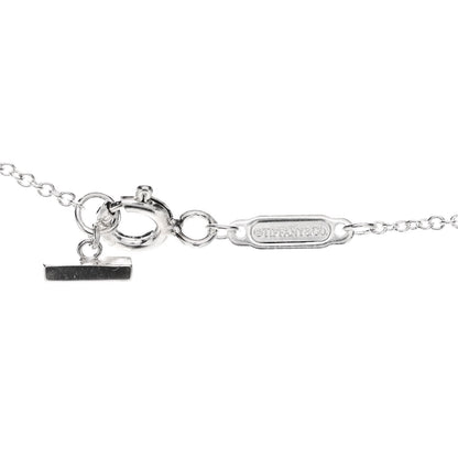 Tiffany Sterling Silver Small T Smile Pendant Necklace 4 of 6