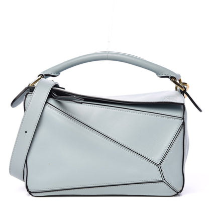 Loewe Calfskin Small Puzzle Bag Light Blue 1 of 15