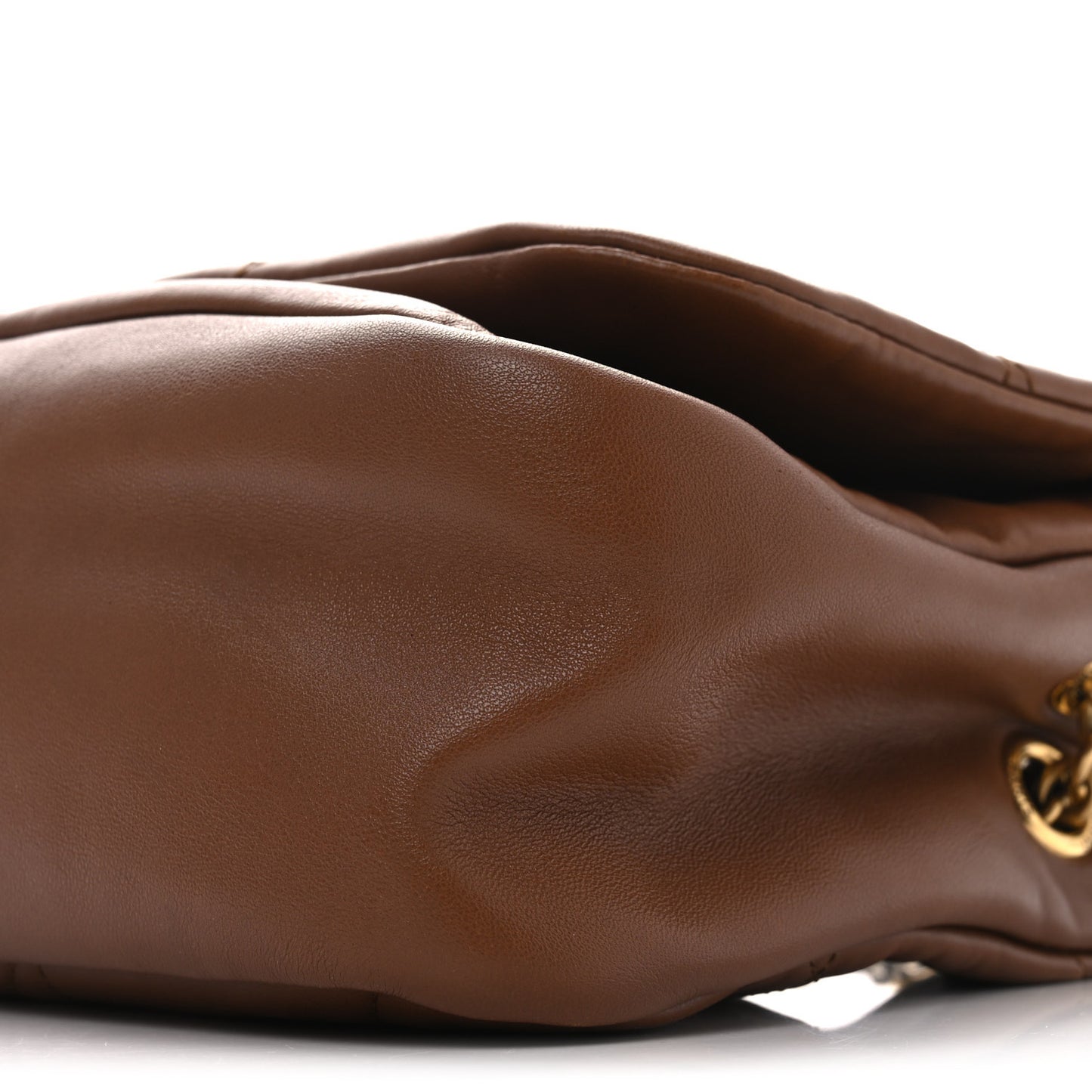 Lambskin Matelasse Monogram Small Jamie 4.3 Light Fox