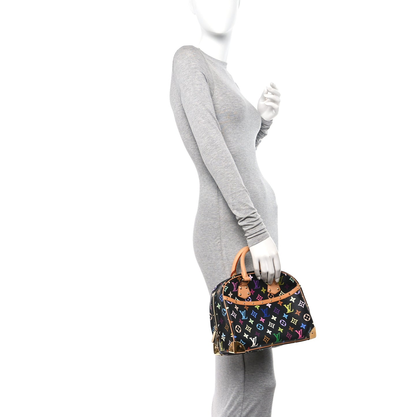 Monogram Multicolor Trouville Black