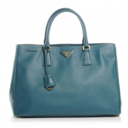 Prada Saffiano Lux Tote Ottanio 1 of 9
