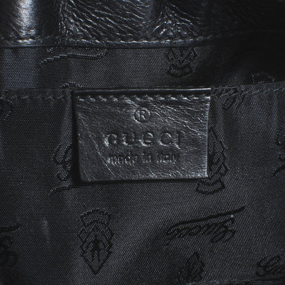 Gucci Leather Studded Babouska Clutch Black 6 of 8