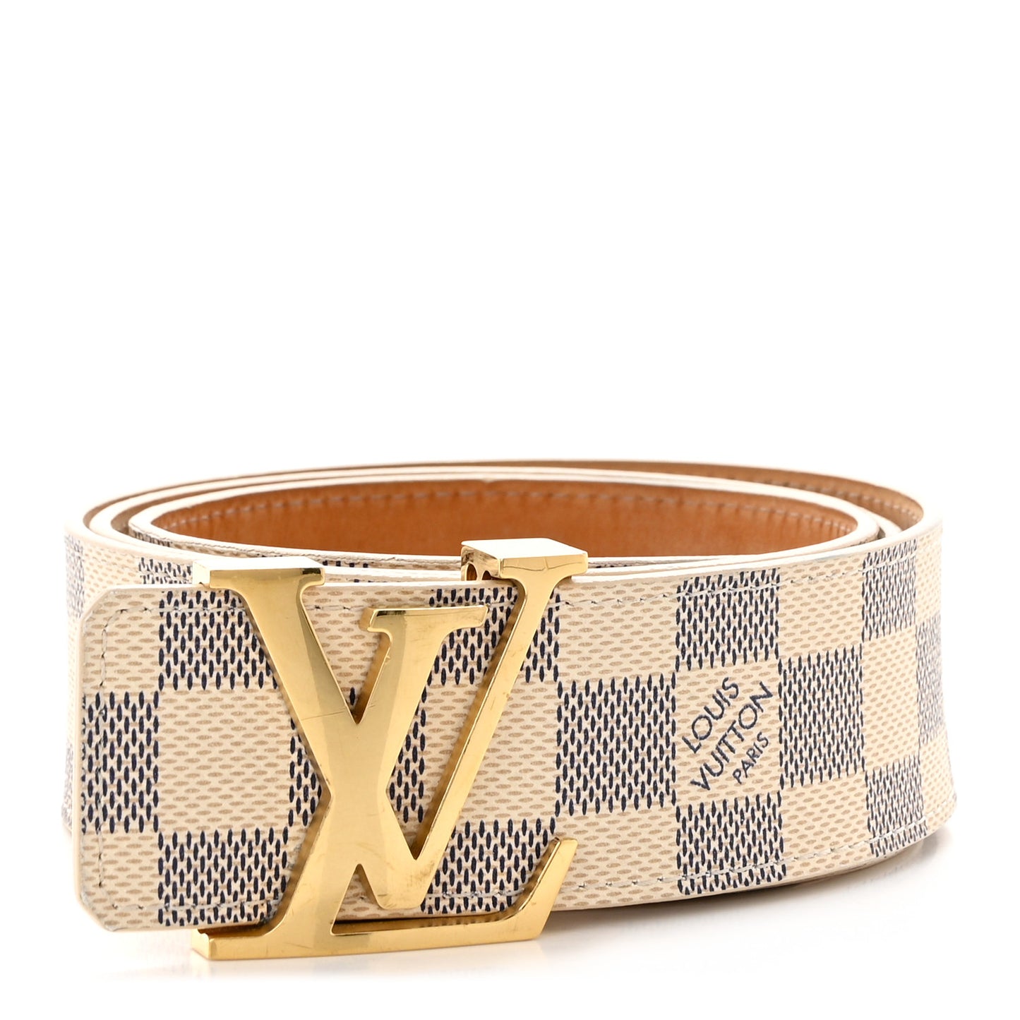 Damier Azur LV Initiales Belt 95 38