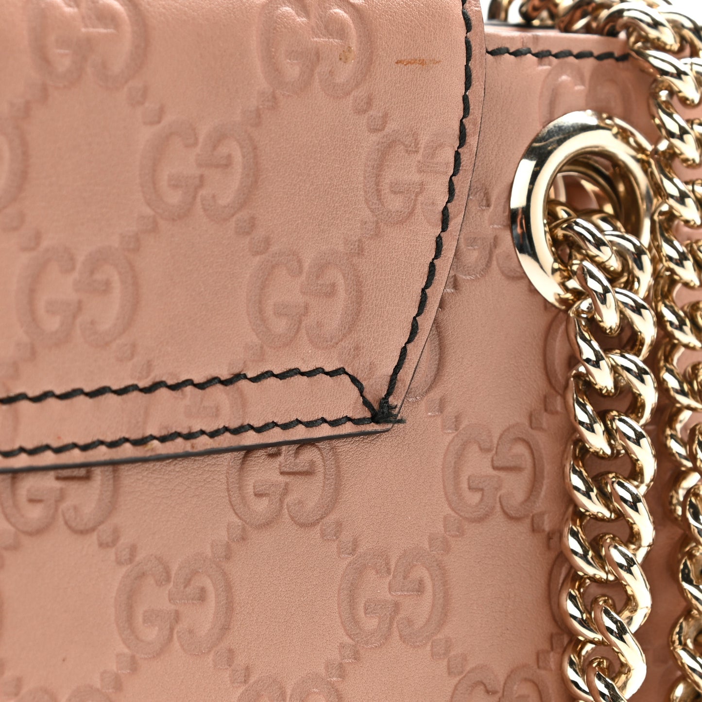 Guccissima Large Emily Chain Shoulder Bag Camelia
