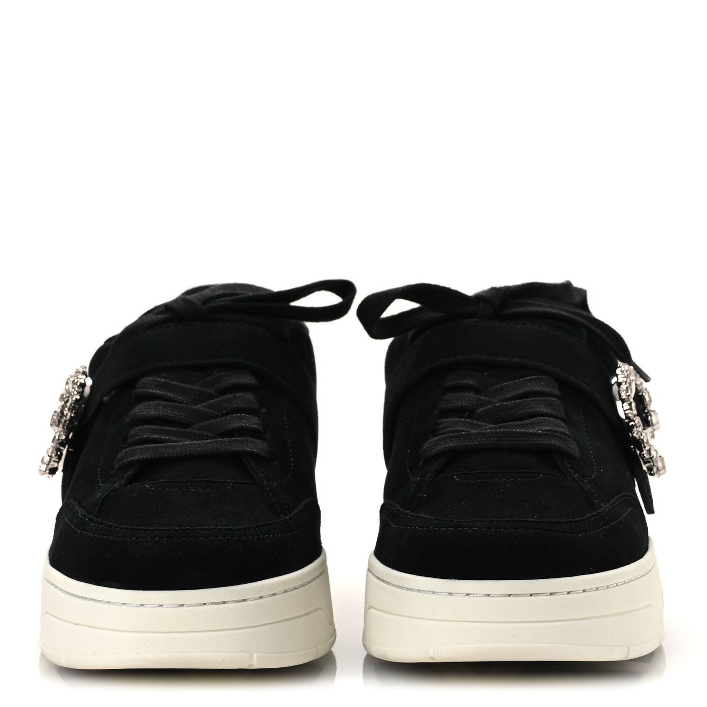 Suede Crystal Osaka Oakland Sneaker 41 Black White