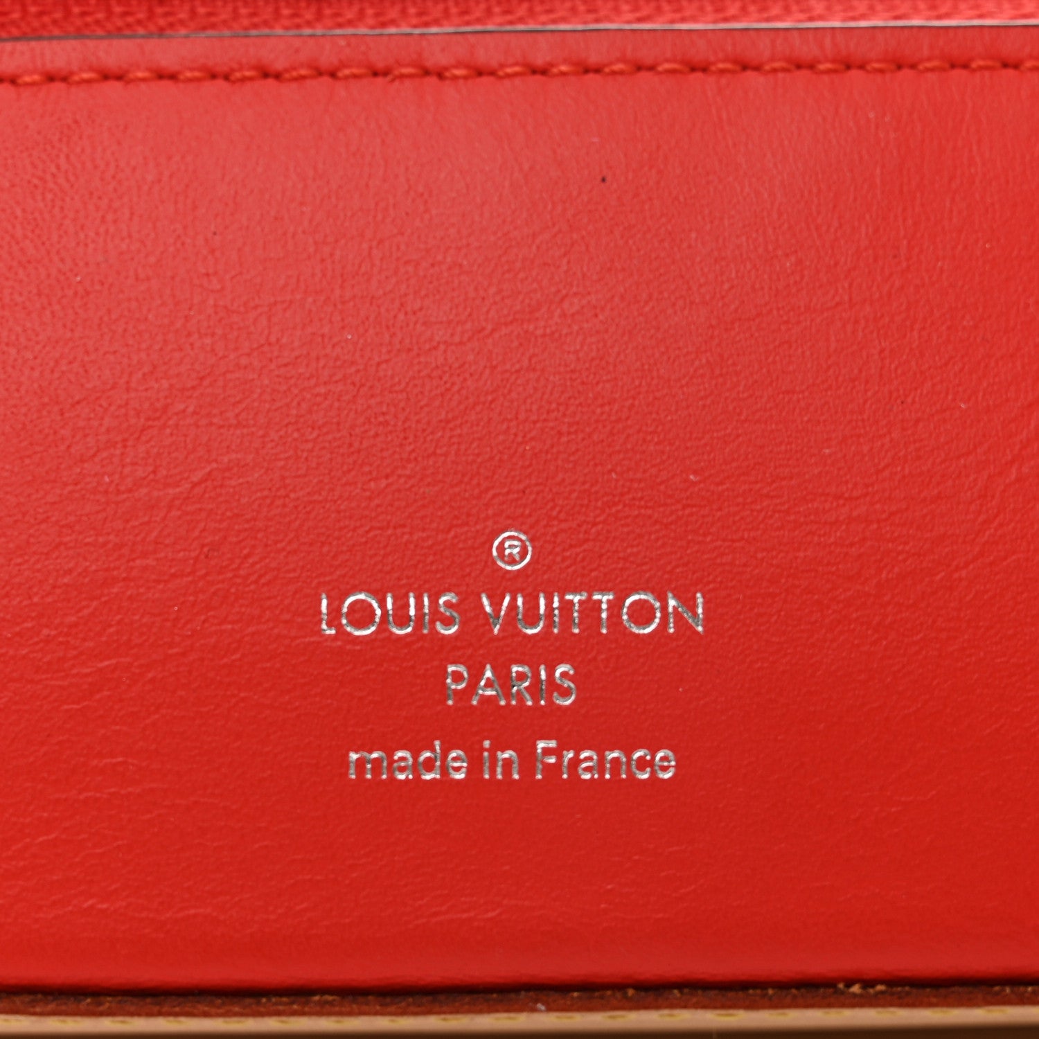 Louis Vuitton Monogram Elizabeth Pencil Pouch Red 7 of 7