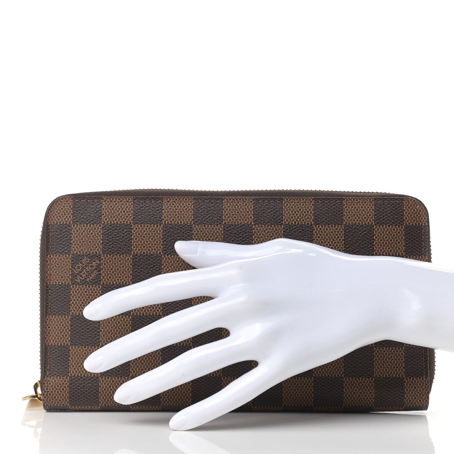 Damier Ebene Zippy Organizer Wallet