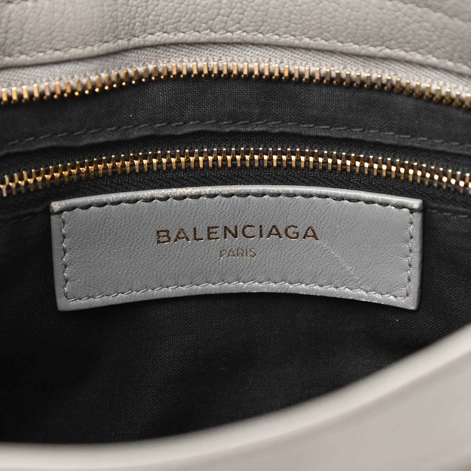 Balenciaga Chevre Gold Metallic Edge Hardware S City Gris Haussmannien 6 of 8