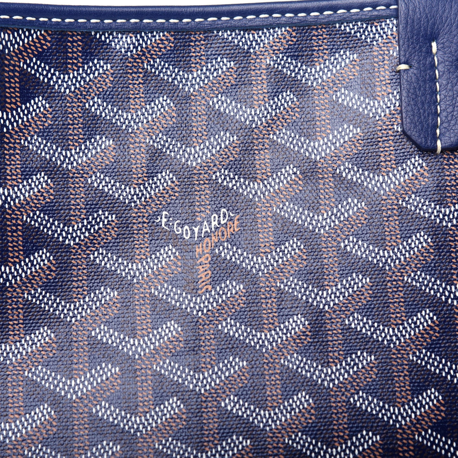 Goyard Goyardine Artois PM Navy 9 of 9