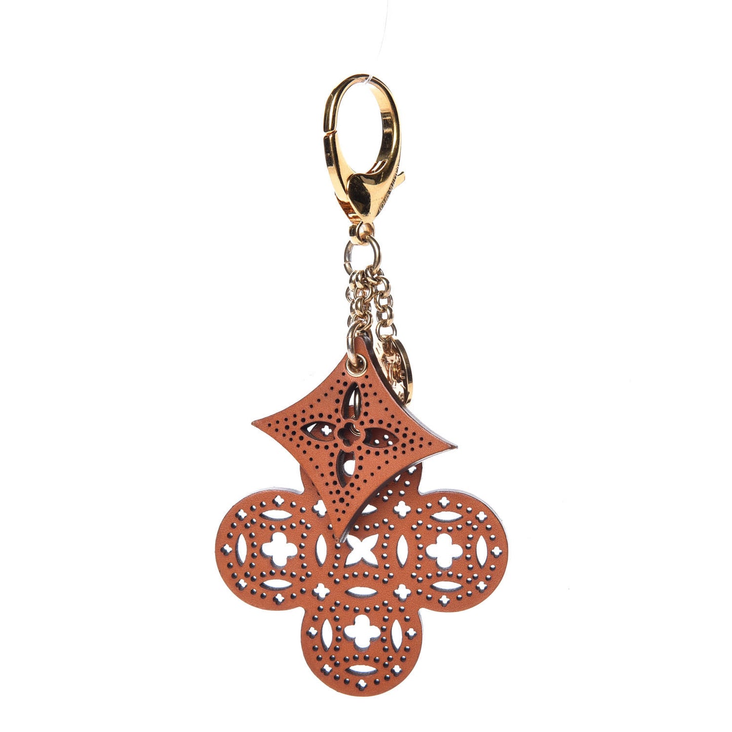 Perforated Arabesque Bag Charm