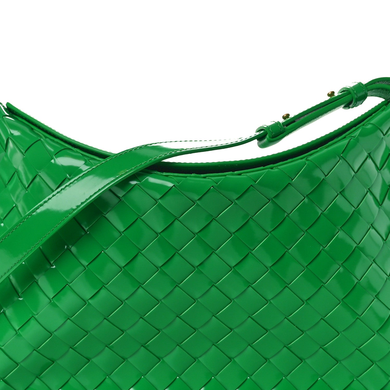 Bottega Veneta Spazzolato Intrecciato Flap Shoulder Bag Parakeet 7 of 10