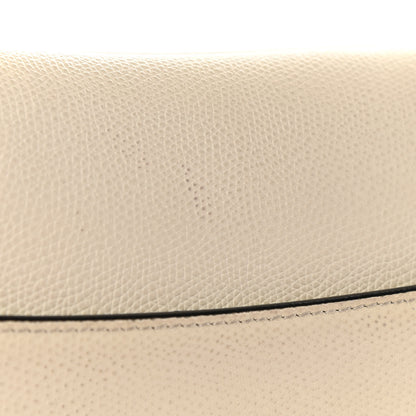 Christian Dior Grained Calfskin Saddle Bag White 11 of 21