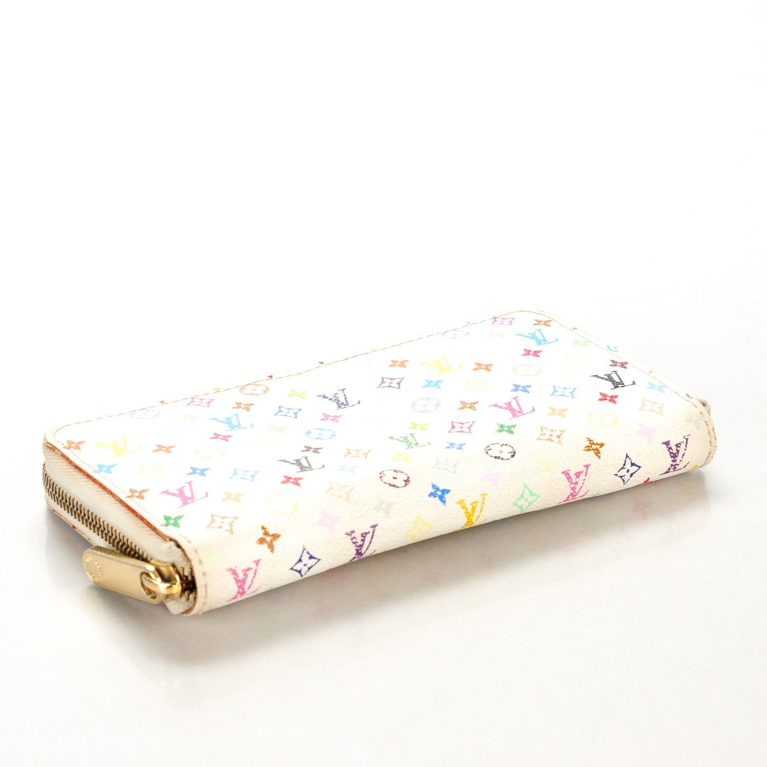 Louis Vuitton Monogram Multicolor Zippy Wallet White 4 of 8