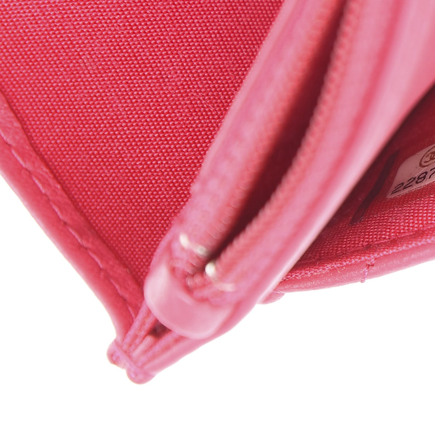 Lambskin Quilted Boy Wallet On Chain WOC Fuchsia