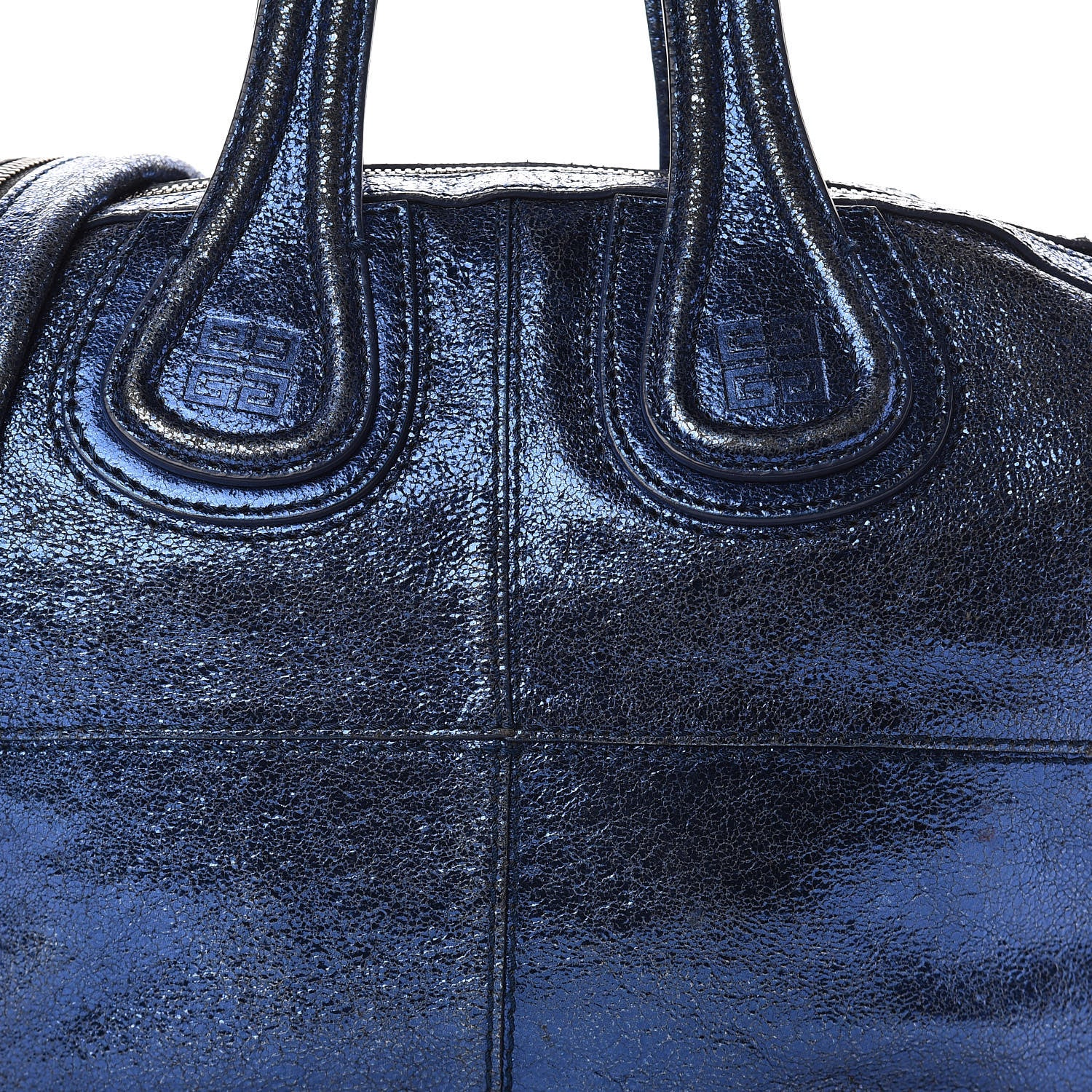 Givenchy Metallic Calfskin Small Nightingale Blue 10 of 20