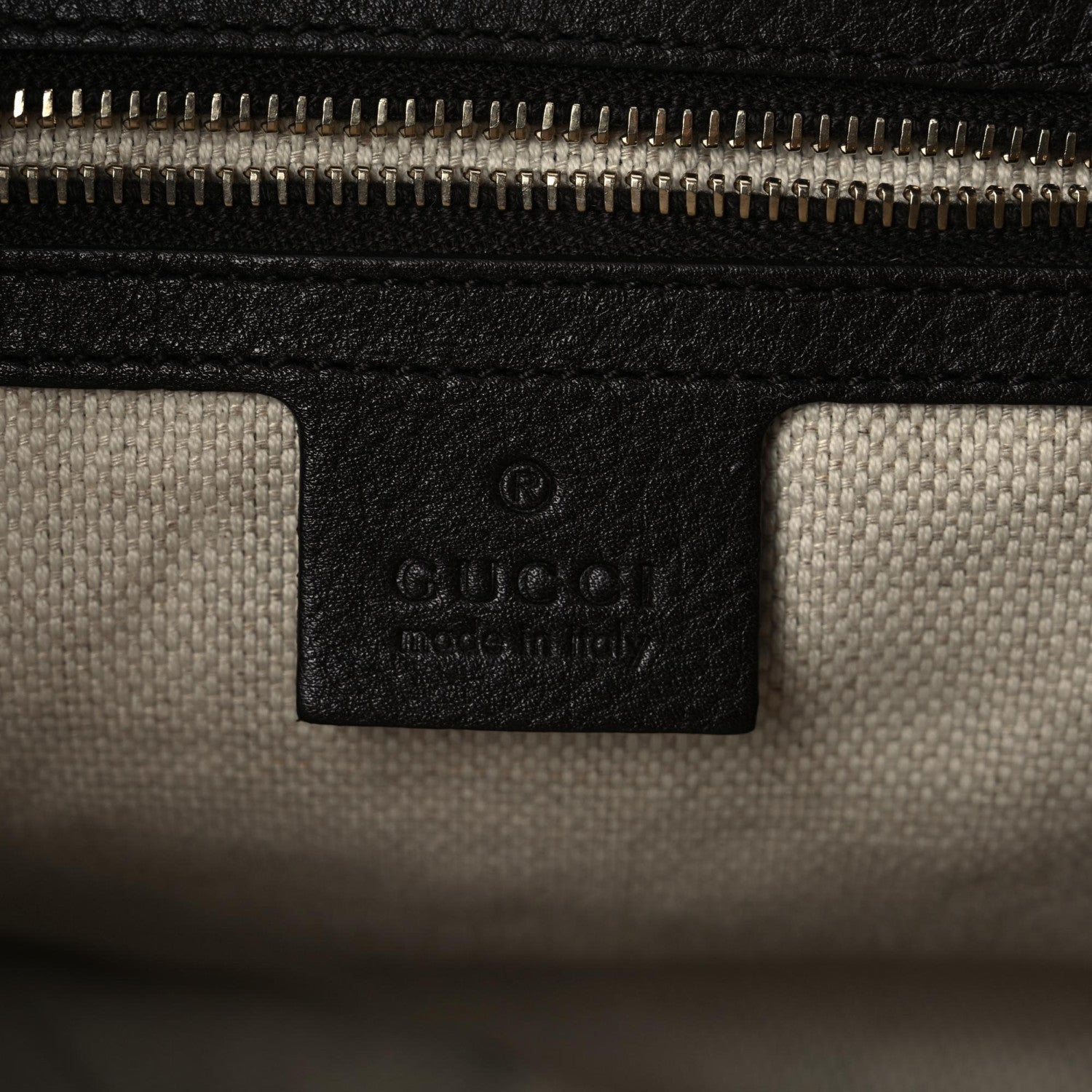 Gucci Monogram Web Medium Dressage Hobo Dark Brown 6 of 13