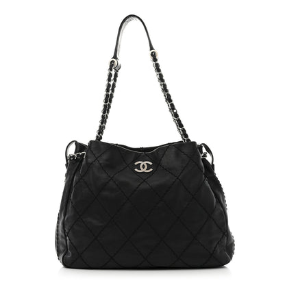 Chanel Lambskin Expandable Tote Black 1 of 13