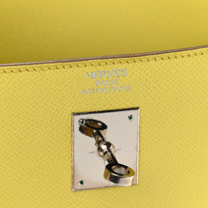 Hermes Epsom Kelly Sellier 35 Lime 6 of 16