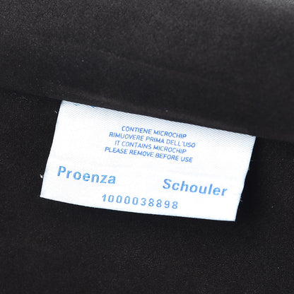 Proenza Schouler Pebbled Calfskin PS Courier Shoulder Bag Black 9 of 10