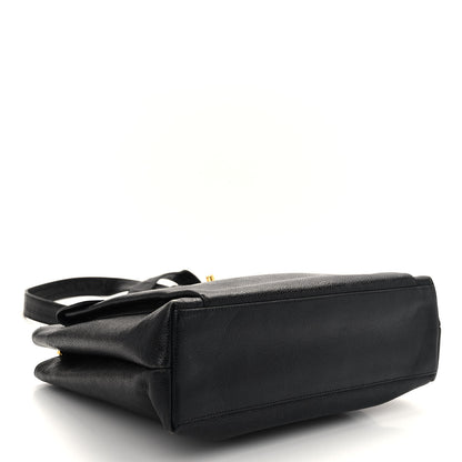 Chanel Caviar Flap Shoulder Bag Black 4 of 10