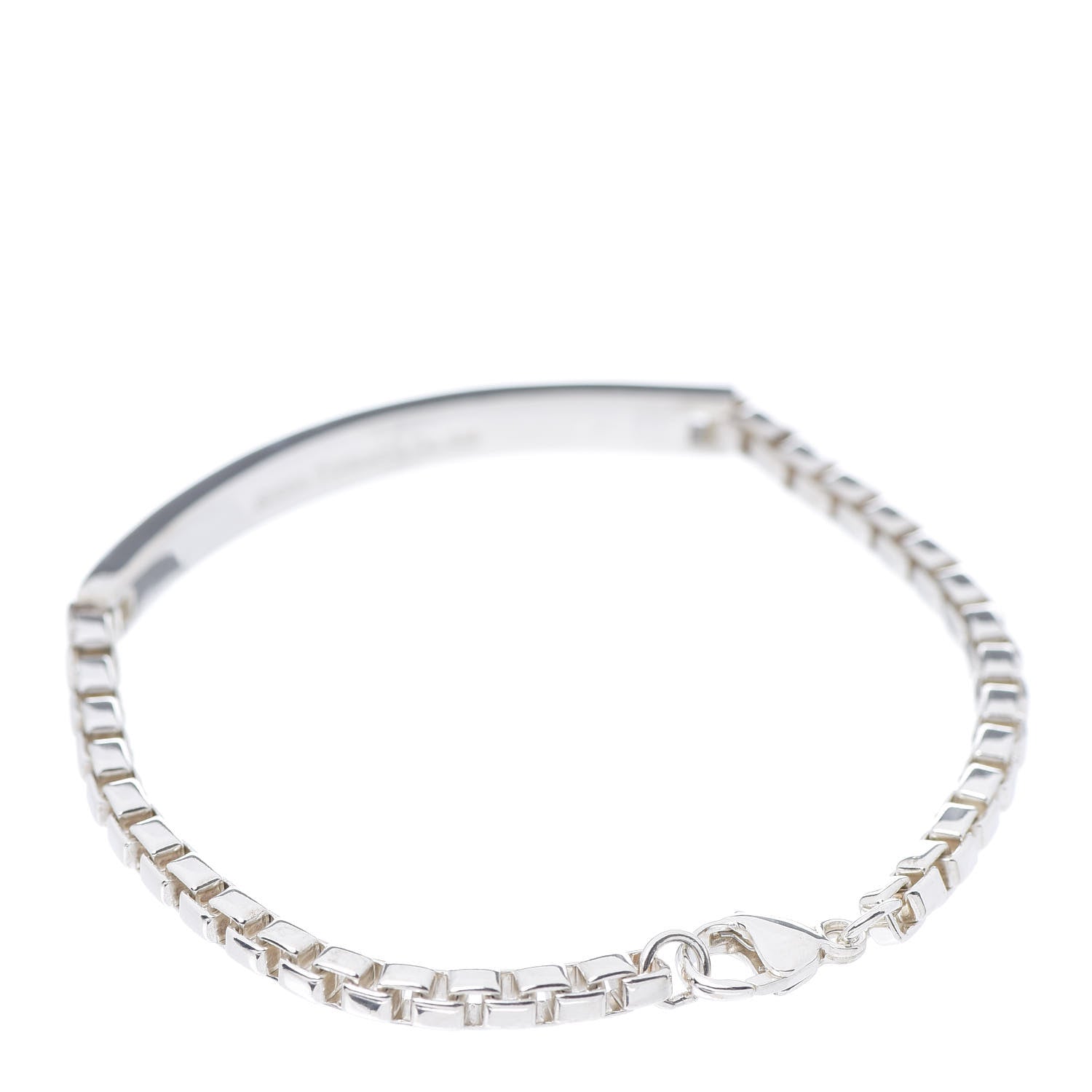Tiffany Sterling Silver Venetian Link ID Bracelet 3 of 5
