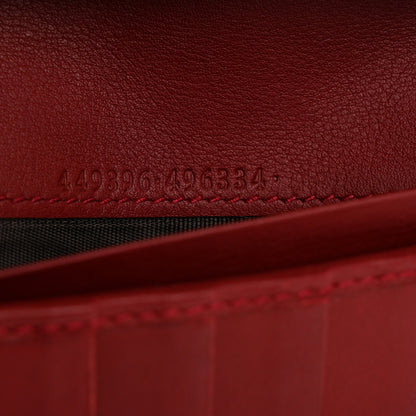Gucci Soft Microguccissima Continental Wallet Red 7 of 14