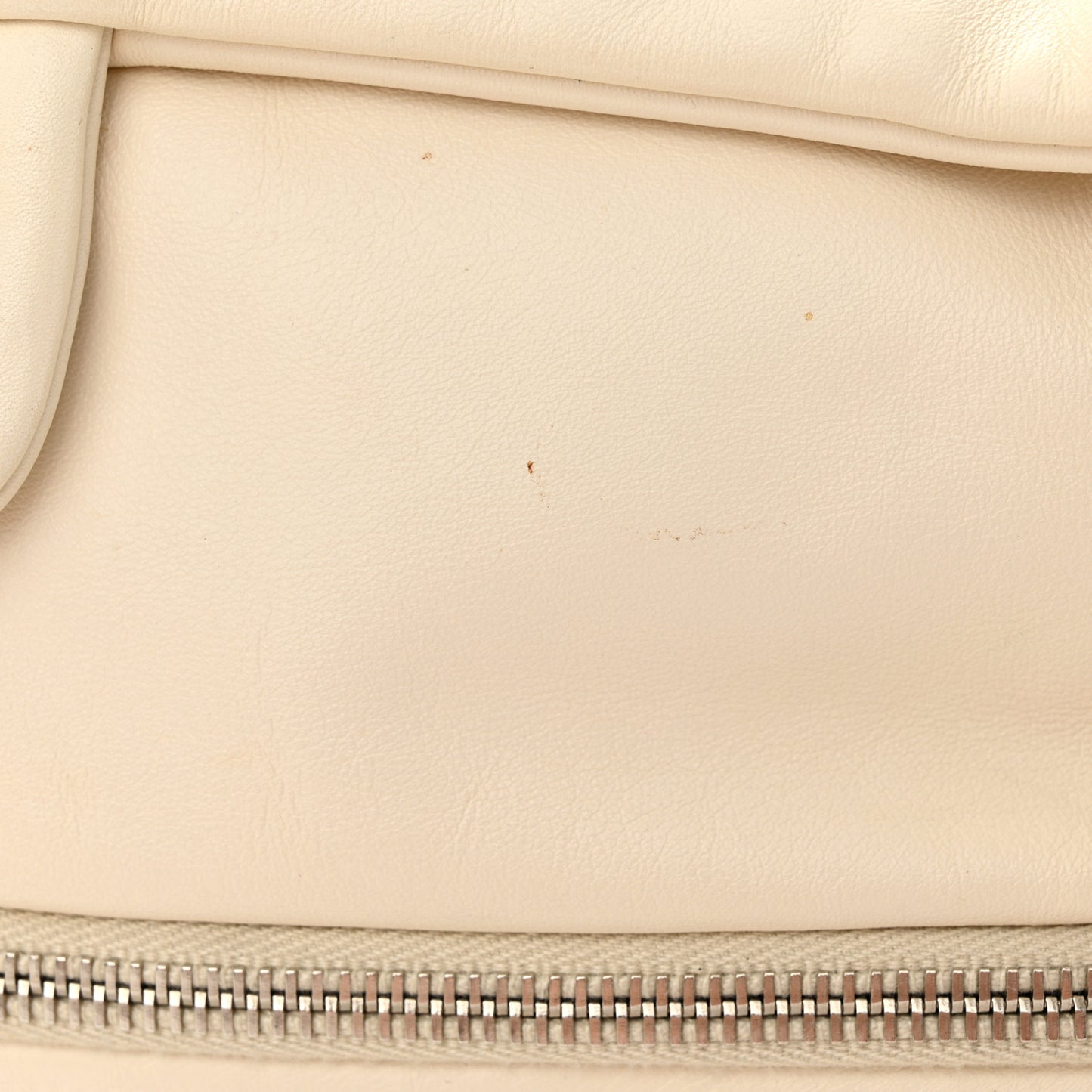 Calfskin Large Expandable Paris London Flap Bag White