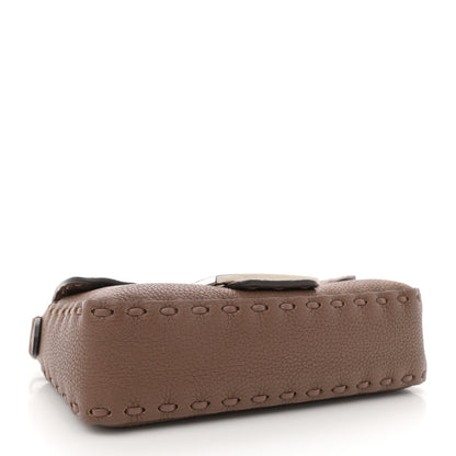 Fendi Cuoio Roma Sellerissima Nappa Sintetica Tape Stitch Mini Baguette Fettuccia 4 of 11