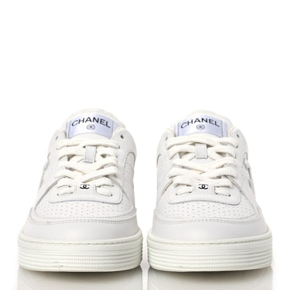 Chanel Calfskin CC Womens Sneakers 41.5 White 2 of 12