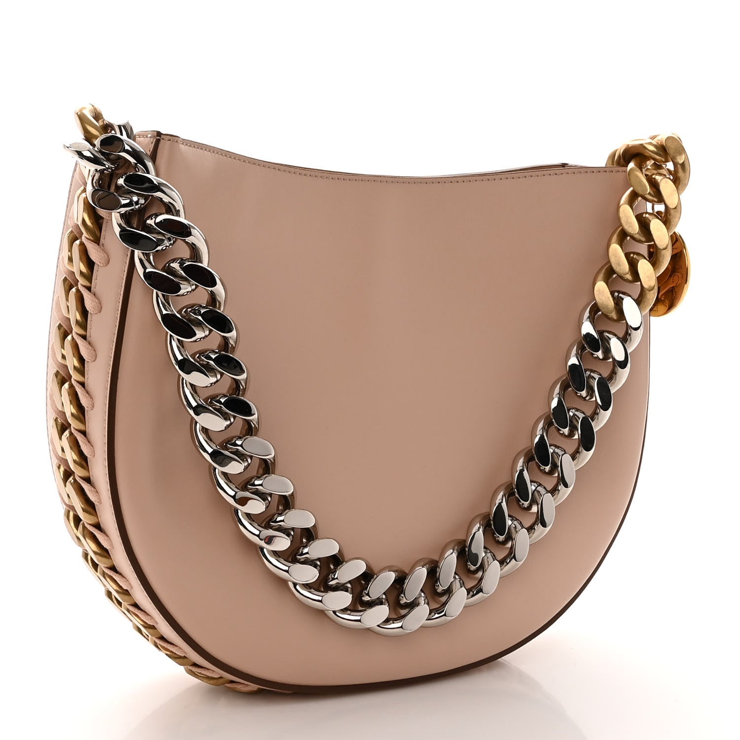 Stella McCartney Eco Alter Nappa Medium Frayme Shoulder Bag Blush 3 of 9