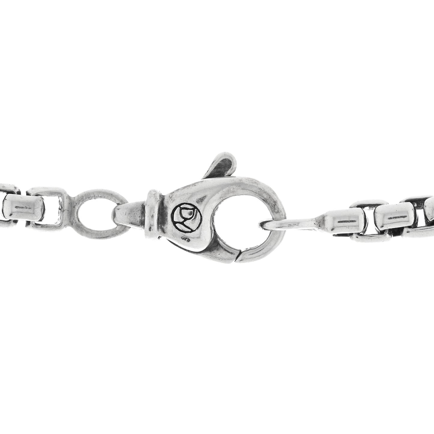 Sterling Silver 3.6mm Box Chain Necklace 18"