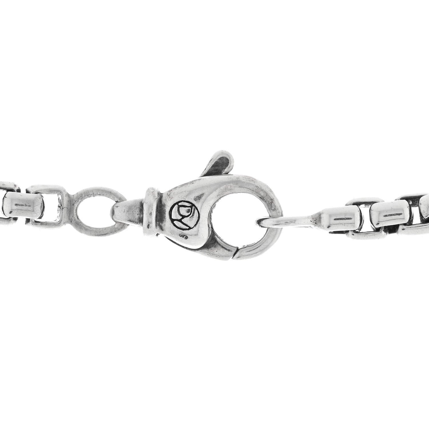 David Yurman Sterling Silver 3.6mm Box Chain Necklace 18" 4 of 4
