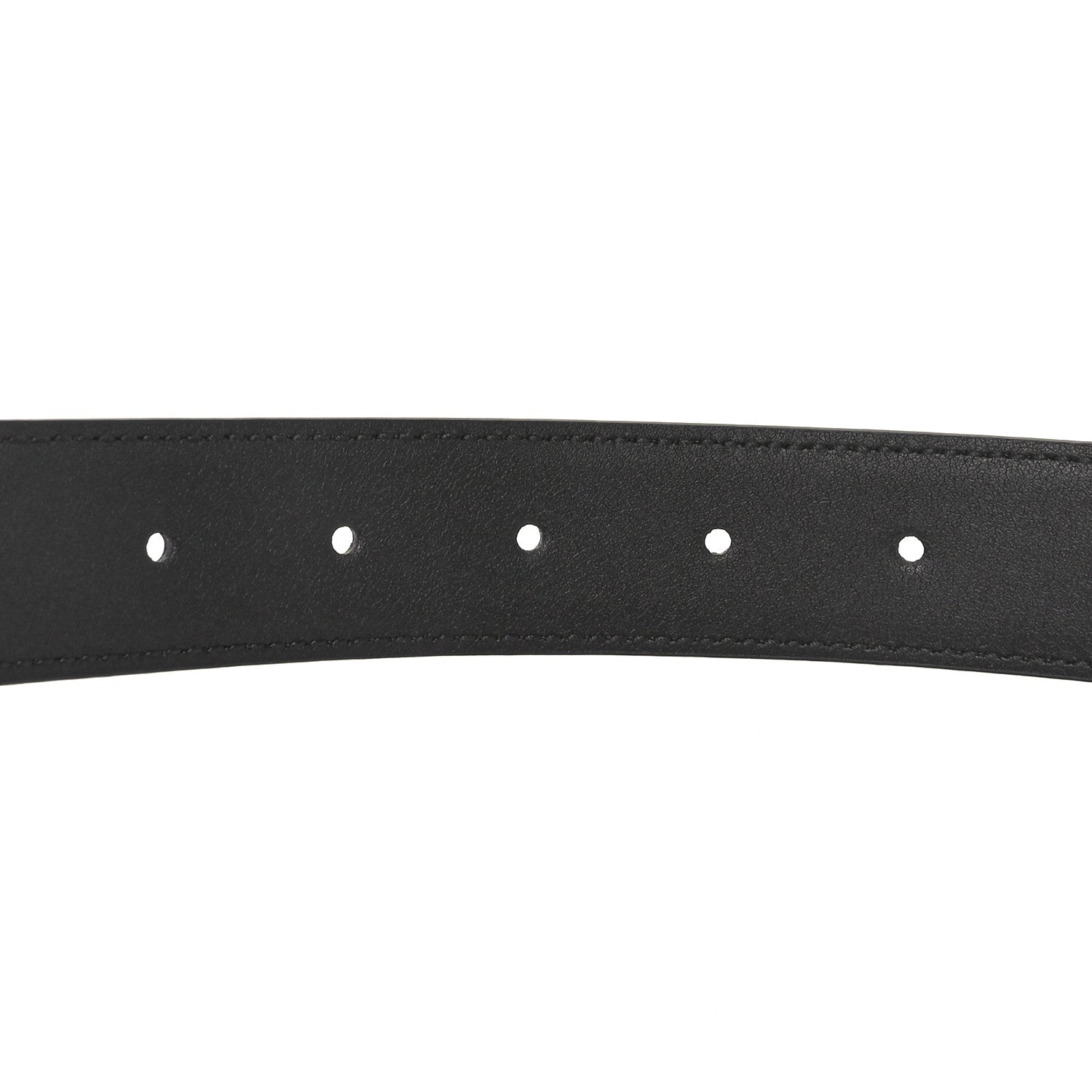 Gucci Calfskin Double G 20mm Belt 85 34 Black 4 of 5