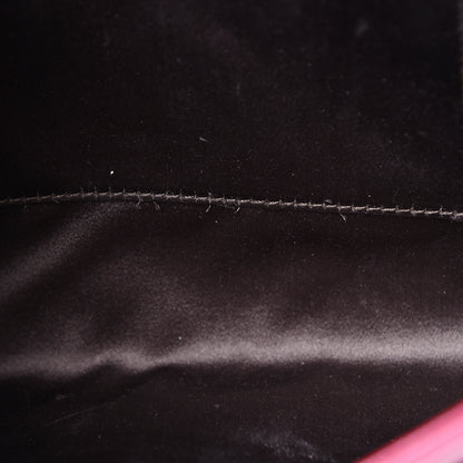 Saint Laurent Textured Patent Monogram Large Belle De Jour Clutch Fuchsia 11 of 11