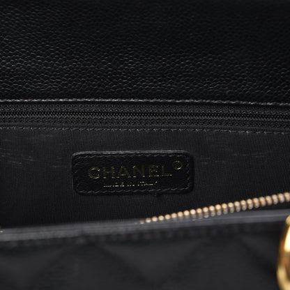 Chanel Caviar Quilted Grand Shopping Tote GST Black 6 of 8