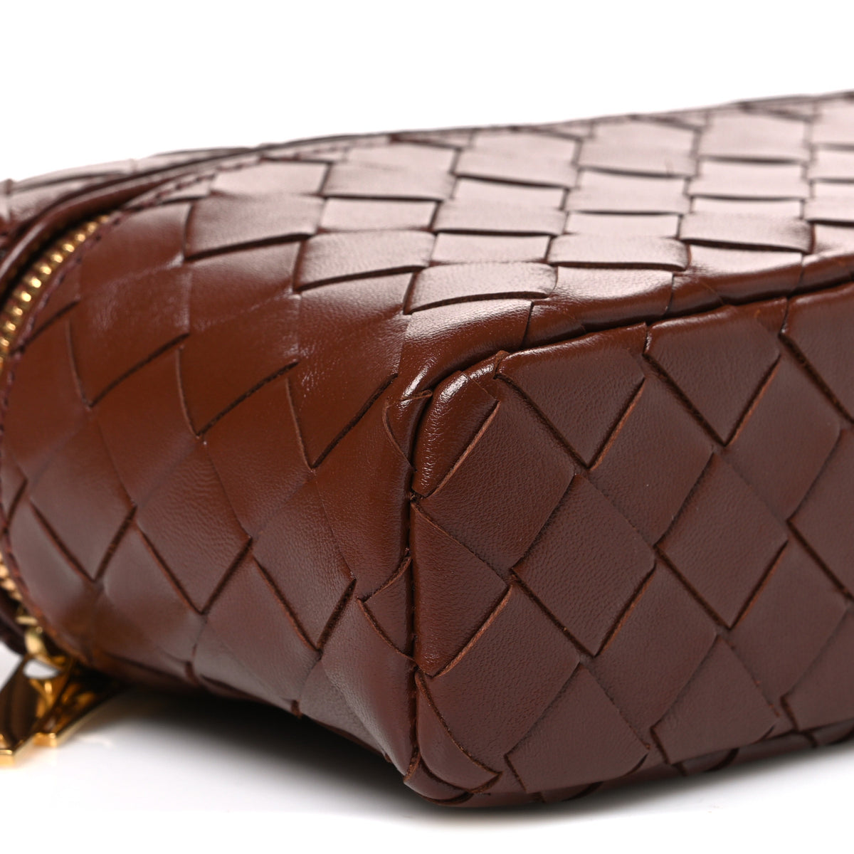 Bottega Veneta Nappa Intrecciato Bang Bang Vanity Case Sapele 9 of 10