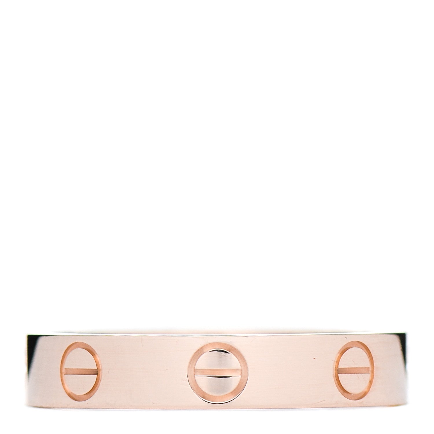 Cartier 18K Pink Gold 3.5mm LOVE Wedding Band Ring 52 6 3 of 5