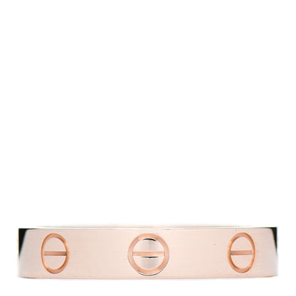 Cartier 18K Pink Gold 3.5mm LOVE Wedding Band Ring 52 6 3 of 5