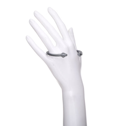 David Yurman Darkened Sterling Silver 5mm Renaissance Bracelet 2 of 6