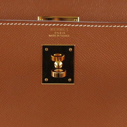 Hermes Epsom Kelly Sellier 32 Gold 10 of 26