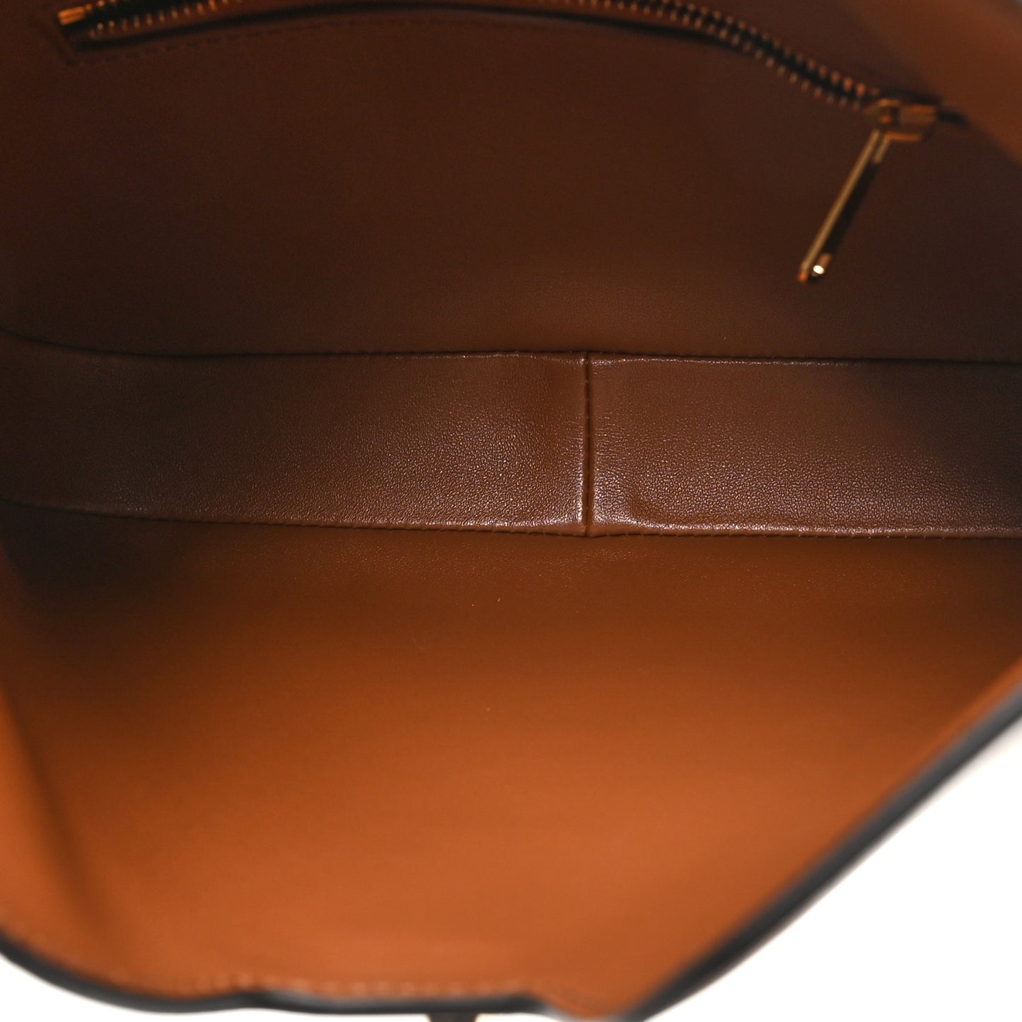 Smooth Calfskin Small Camille 16 Soft Bag Tan