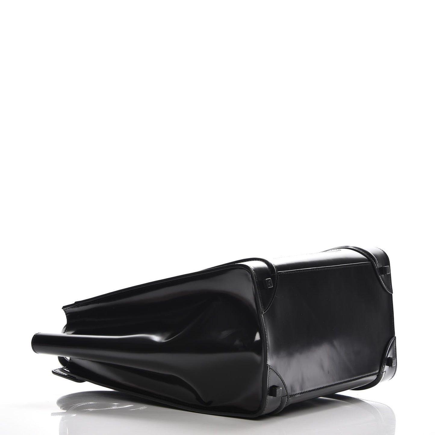 Spazzolato Calfskin Small Luggage Black