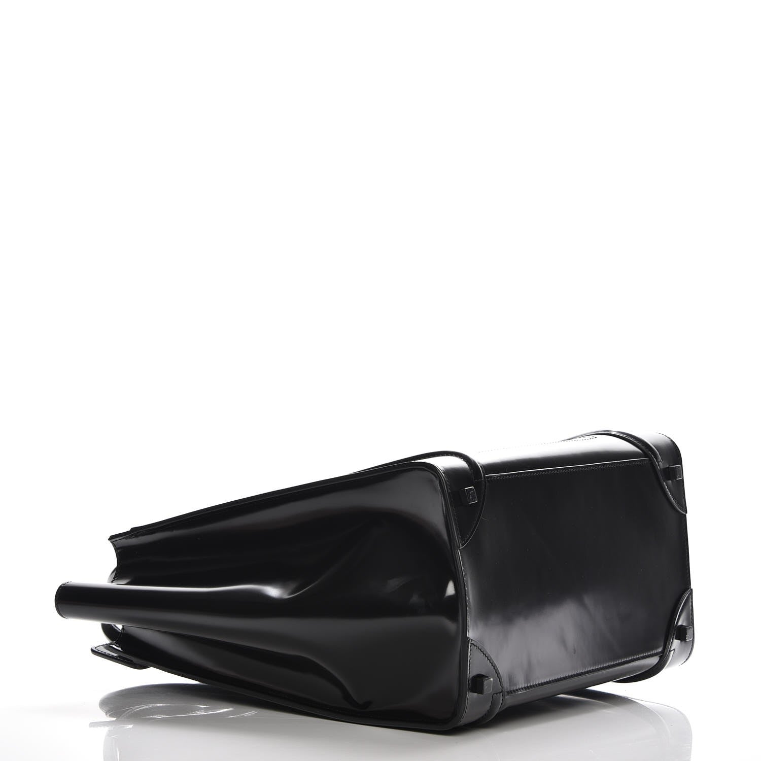 Celine Spazzolato Calfskin Small Luggage Black 4 of 7