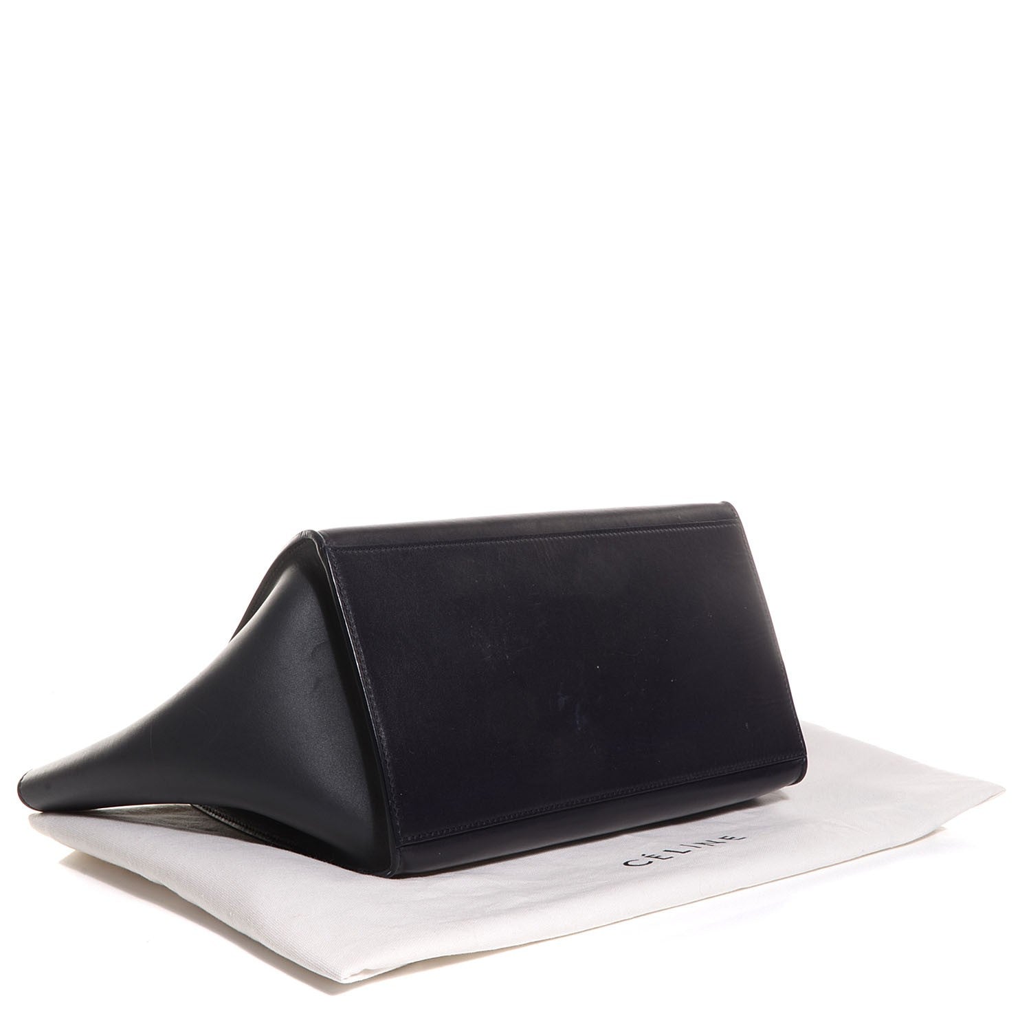 Celine Smooth Calfskin Medium Tri-Color Trapeze Anthracite 4 of 9