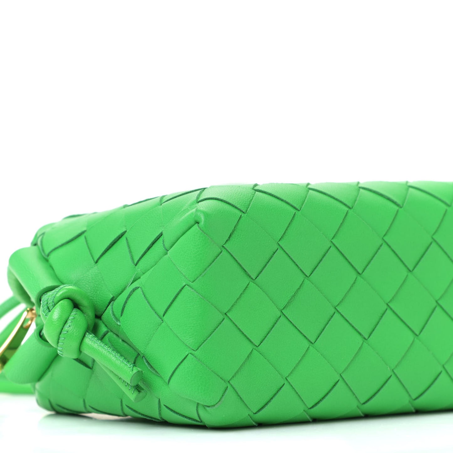 Nappa Intrecciato Mini Loop Camera Bag Parakeet