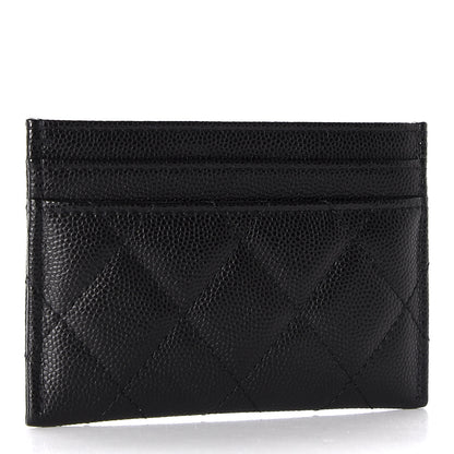 Chanel Caviar Quilted French New Wave Card Holder Black 3 of 8