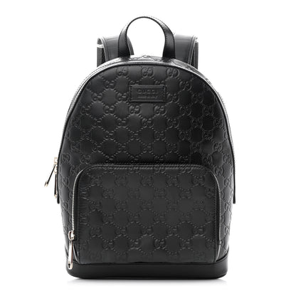 Gucci Guccissima Signature Small Day Backpack Black 1 of 12