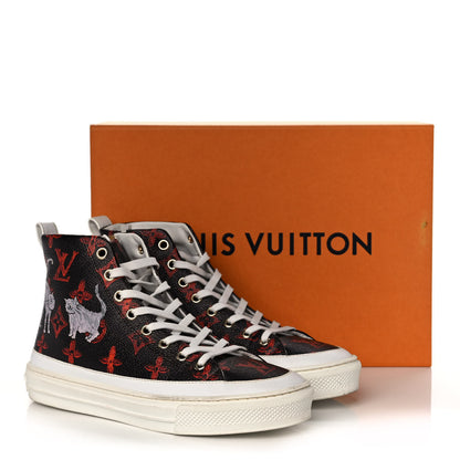 Louis Vuitton Catogram Stellar Sneaker Boots 35 Marron 9 of 9