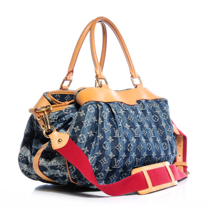 Louis Vuitton Denim Raye Cabas GM 3 of 7