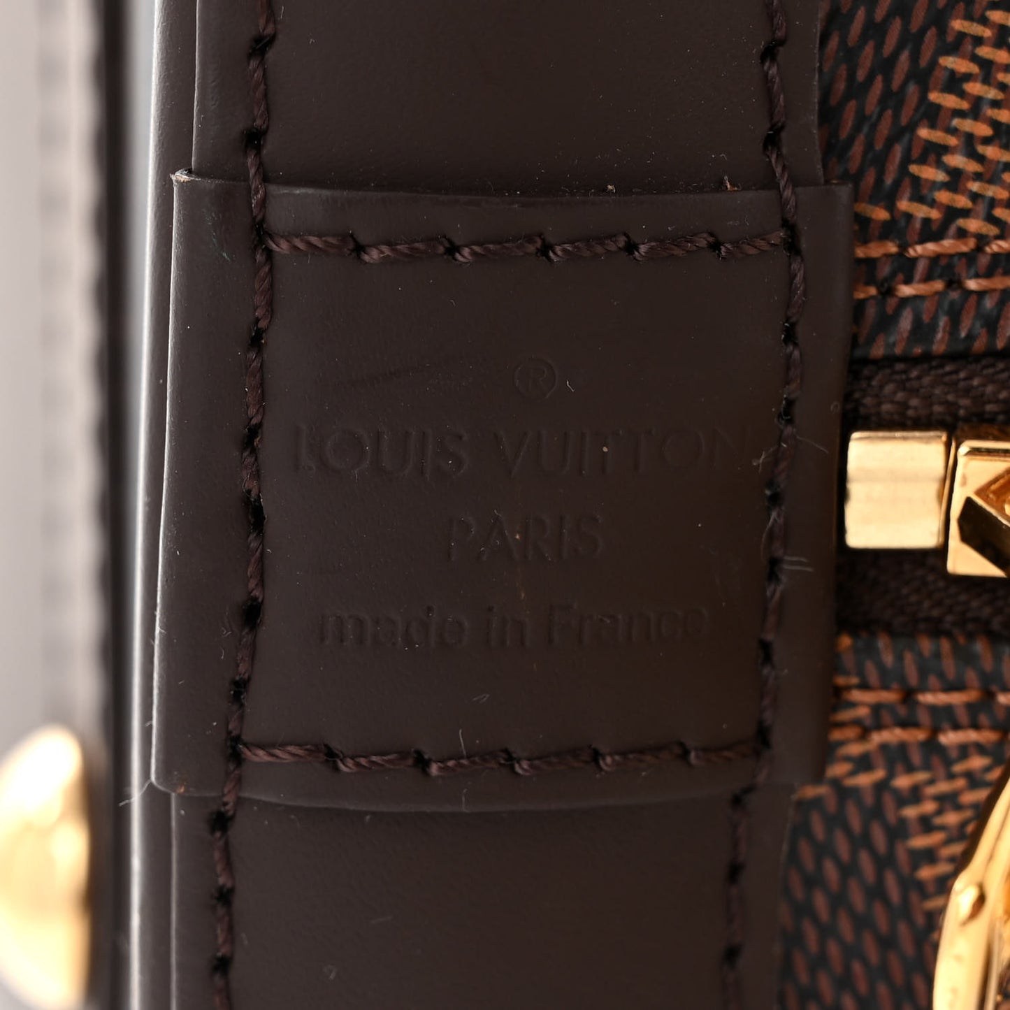 Damier Ebene Alma PM